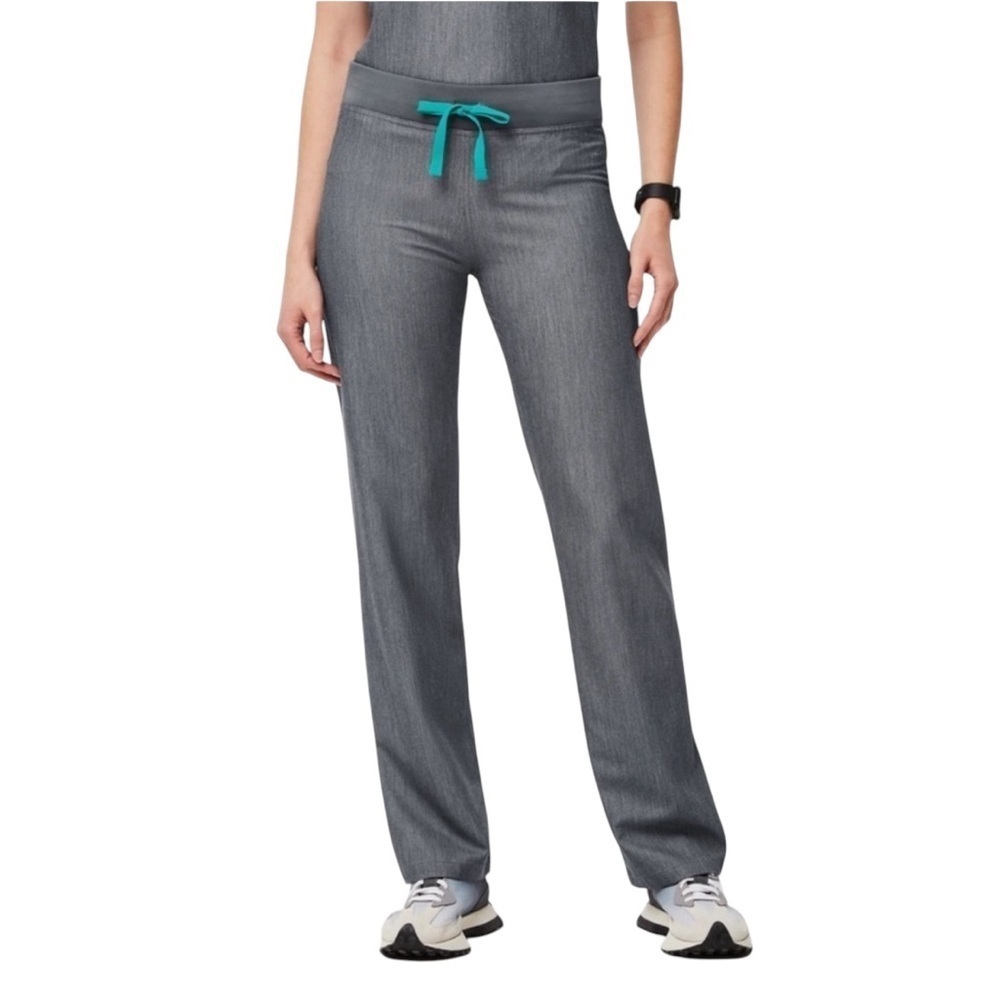 Figs Livingston Basic Scrub Pants Size XS Graphite